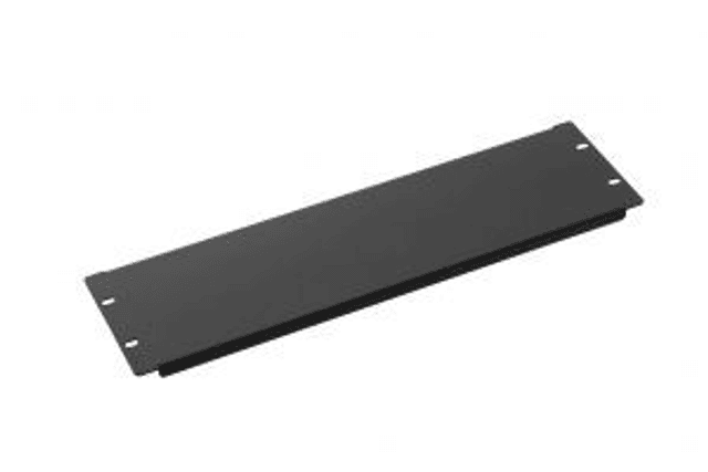 pannello cieco 1u rack nero